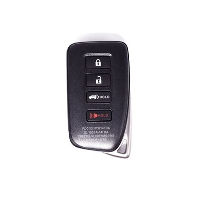 FT01-2110B 3+1 buttons Transponder 8A chip Remote Car Key