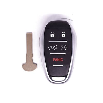 OEM 5 Buttons Keyless Smart Remote Car Key 433MHz Black Color