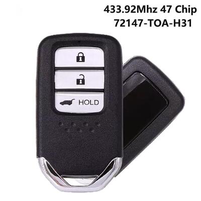 HN007250 Aftermarket Car Key Honda Crv 2015mhz 47 Fcc Chip 72147-T0A-H31
