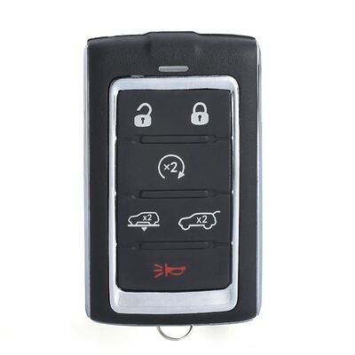 HN010249 6 Button Smart Remote Control Car Key Fob 433MHz 4A Chip For Jeep