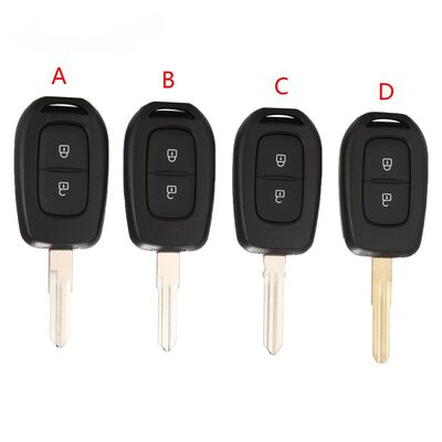 New 2 Buttons Remote Car Key Shield FOB For Renault Sandero Dacia Logan Replacement Cover shell