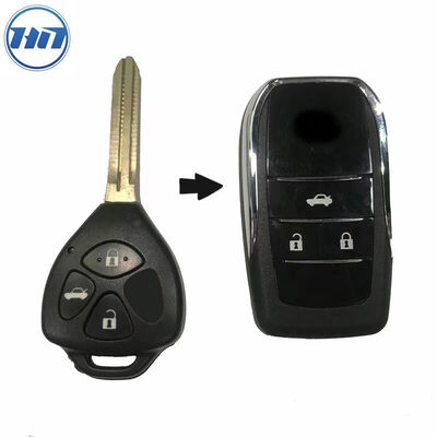 Excellent T-oyata 3 Buttons modified fold Remote Car Key Shell Auto Parts case replacement