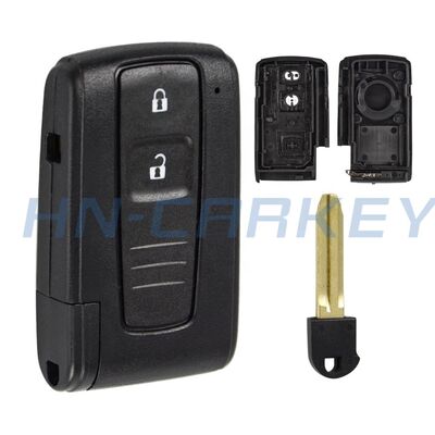 Car key Shell 2 Buttons Remote Key Fob with Uncut Key Blade