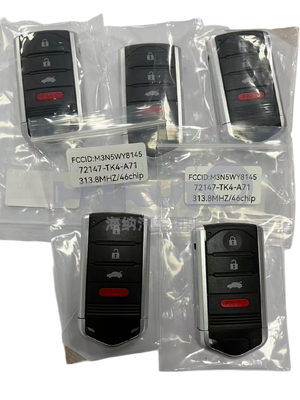 2009-2014 TL  Smart Remote Key Fob  3+1 bottons FSK313.8mhz  / PCF7945A / HITAG 2 / 46 CHIP / FCC ID: M3N5WY8145 / HON66