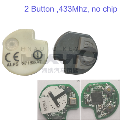 Original OEM 2 Buttons Remote Control 433.87mhz FSK for Su-zuki Jim-ny 2005-2017 Without Chip 37182-A7 Only Control for Wholesale MOQ 50pcs