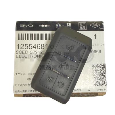 Original/Genuine SCED-3791200-Y1 Electronic Smart Key 12554681-00 for BYD E3 400 GL E3 EV Yuan EV Qin E ID46 Chip 433.62 MHz FSK Only Wholesale 50pcs