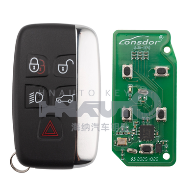 Lonsdor New Vsersion Specific Smart Key for Land Rover Jaguar 2010-2018 5 Buttons ID49 315MHz 433MHz 2-in-1 Works with K518Pro/ K518 Series/ KW100