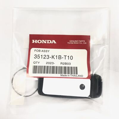 Genuine for Honda motorcycle key PN: 35123-K1B-T10 three-button FSK433.92MHz ID47chip remote car key