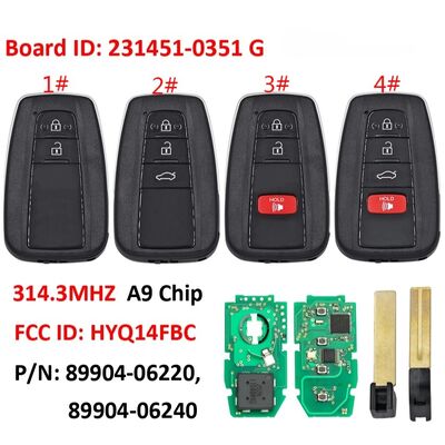 HN005227 2018 2019 TOYOTA CAMRY FCC ID : HYQ14FBC P/N: 89904-06240