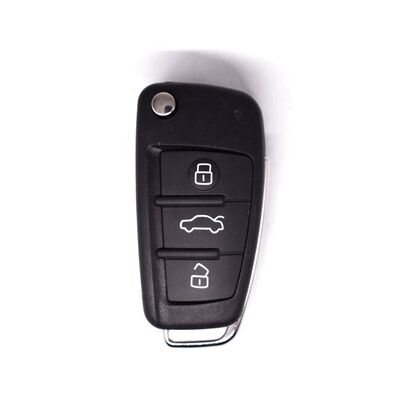Audi Q7 Q6 S6 2006+ Flip Key Remote 3 Buttons 8E Chip 868Mhz HU66 4F0837220R