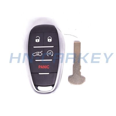 OEM 5 Buttons Keyless Smart Remote Car Key 433MHz Black Color