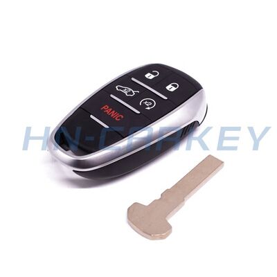 OEM 5 Buttons Keyless Smart Remote Car Key 433MHz Black Color