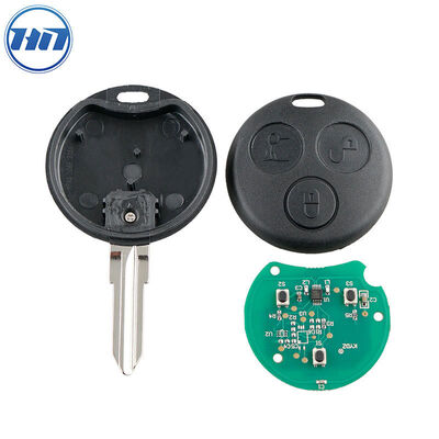 433MHz 3-Button Car Key Fob for Mercedes-Benz Smart Fortwo 1998-2006