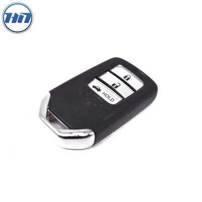 Blank Auto Remote Car Key Case 3 Buttons With Blue Logo