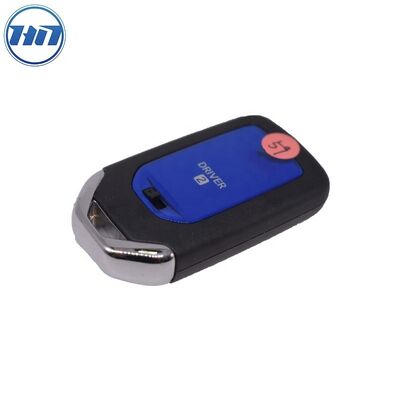 Blank Auto Remote Car Key Case 3 Buttons With Blue Logo