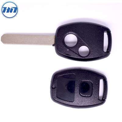 Black Plastic + Metal Original Size Car Key Fob Remote Shell Case Replacement for Honda