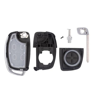 Folding Replacement Key For Hyundai 2 Buttons Car Key Case Remote Fob Cover S Hell