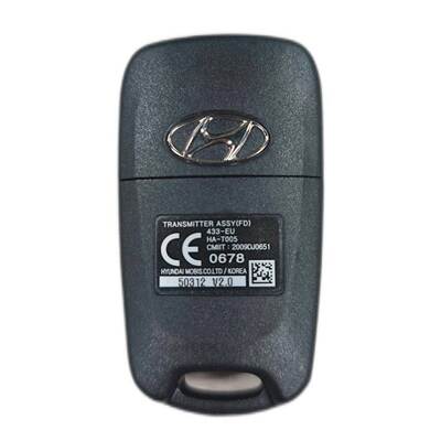 HN008214 Hyunda Azera 2011 Genuine Flip Remote Key 3 Buttons 433MHz 95430-2L600