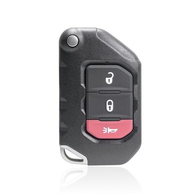 HN010232 3 Button Flip Keyless Entry Remote Key With Jeep Wrangler 2018 - 2020 Gladiator 2020