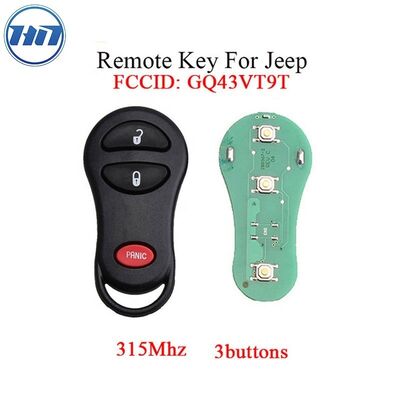 315MHz 3 Buttons Auto Control Car Remote Entry Folding For Jeep Grand Cherokee 1998-2004