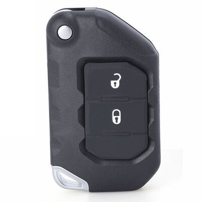 433MHZ Remote Key Cover For Jeep Wrangler ASK PCF7939M 4A Chip Folding Key 2018-2019
