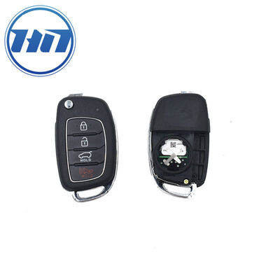 Original 3+1 Button Flip Car Key Fob With 433MHz Frequency Original Size
