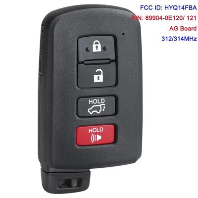HN005252 HYQ14FBA 281451-2110 89904-0e121 Keyless Smart Card Car Key For Toyota Highlander Kluger 2014-2019