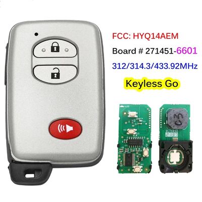 HN005214 Toyota Land Cruiser Smart Key 2008+ P1-98 315MHz 89904-60770 89904-60771
