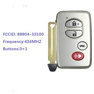 HN005209 Smart Key Remote 4 Buttons 433MHz FCC ID: B53EA For Toyota Aurion 2007-2009