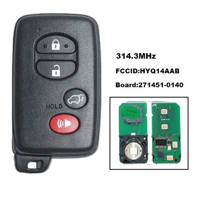 HN005206 271451-0140 Inteligente Keyless Remoto Chave Fob Para Toyota Ighlander Rav4 Sequoia 2007-2014