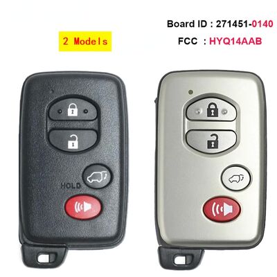 HN005206 271451-0140 Inteligente Keyless Remoto Chave Fob Para Toyota Ighlander Rav4 Sequoia 2007-2014