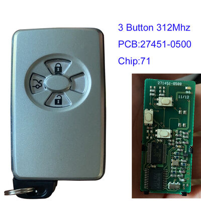 HN005231 Smart Remote Car Key 271451-0500 2 / 3 buttons For Toyota Corolla Auris Rav4 Vanguard