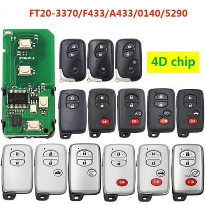 314 / 433MHz Smart Car Remote Key for Toyota Crown Prodo Lexus 4D PCB Board with K518