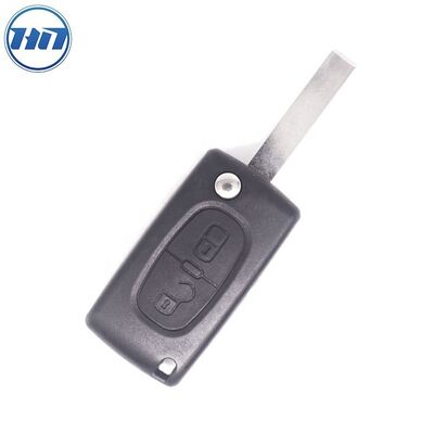 FSK433MHz 2 buttons 46chip Flip Controlled Remote Car Key Folding Remote
