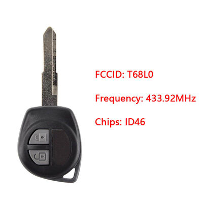 2 Button Suzuki Remote Key 433.92MHZ 46 Chip FSK PCF7961A FCC T68L0 37145-71L20 37145-71L2