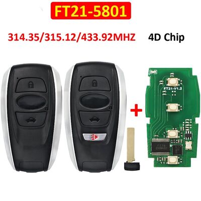 314.35 / 433.92Mhz 4D Smart Key PCB For Subaru Impreza Legacy Outback Ascendant Strek WRX