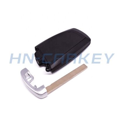 4 Buttons Car Key Shell with Emergency Key and Plastic + Metal Construction for BMW