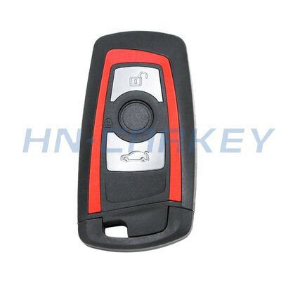 Red Keyless 3b uttons Smart Remote Replacement Shell Case Cover With Uncut Blade