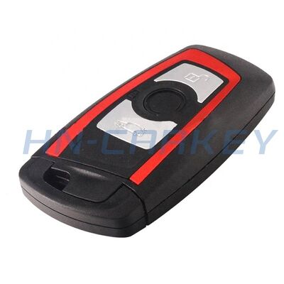 Red Keyless 3b uttons Smart Remote Replacement Shell Case Cover With Uncut Blade