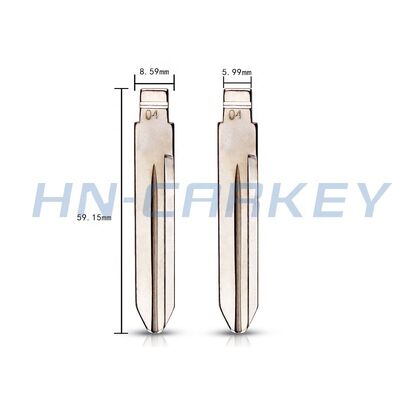 Replacement Remote Car Key Blade Metal Blank Uncut Blade Key #1 - #100