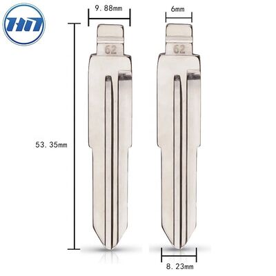 #62 Metal Blank Key Blade Replacement For Mitsubishi Outlander Lancer