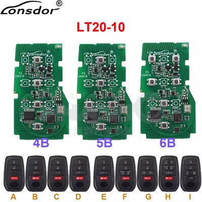 Lonsdor LT20-10 Universal Smart Key 4/5/6 Buttons 315/433MHz