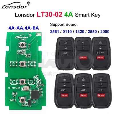 Lonsdor LT30-02 4A Universal Smart Key PCB for Toyota 2019- Models