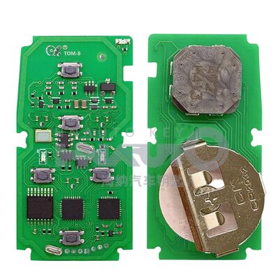 CK TOM-8 Universal Smart Car Key PCB Board 6 Buttons 8A/4D Chip