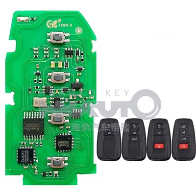 CK TOM-9 Universal Smart Car Key Board 4 Buttons with 8A Chip