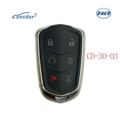 Lonsdor Universal Smart key CADILLAC Style 3/4/5/6 Button Chip ID Frequency Adjustable Work with K518 KH100 KW100