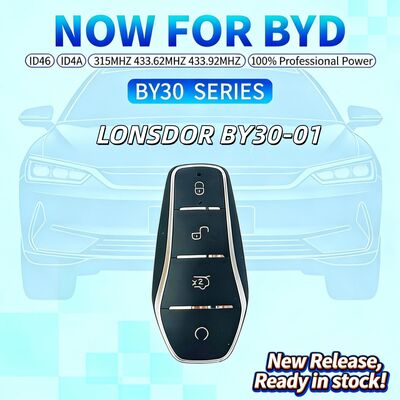 Lonsdor Universal remote BY30-01 FOB  Smart Key for BYD  ,ID46/4A, 315/433.62/433.92MHZ