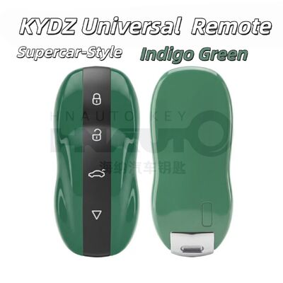 KYZD Supercar-Style Smart Key Remote | Universal 4-Button Smart Key Shell for Auto Locksmiths, Compatible with Most Keyless Entry Vehicles