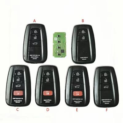 Dành cho KEYDIY, VVDI, Lonsdor, Toyota 8A Series 2B 3B 4B Vỏ chìa khóa thông minh với lưỡi dao chìa khóa khẩn cấp