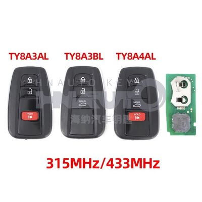 AUTEL IKEY TY8A3AL/TY8A3BL/TY8A4AL 범용 키 FOB 키리스 엔트리 교체품 - Toyota용, Autel KM100 /IM508 /IM608과 호환